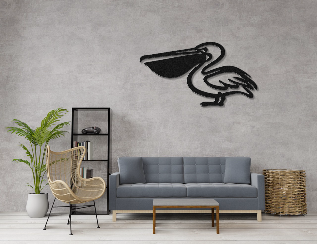 Pelican Metal Wall Art