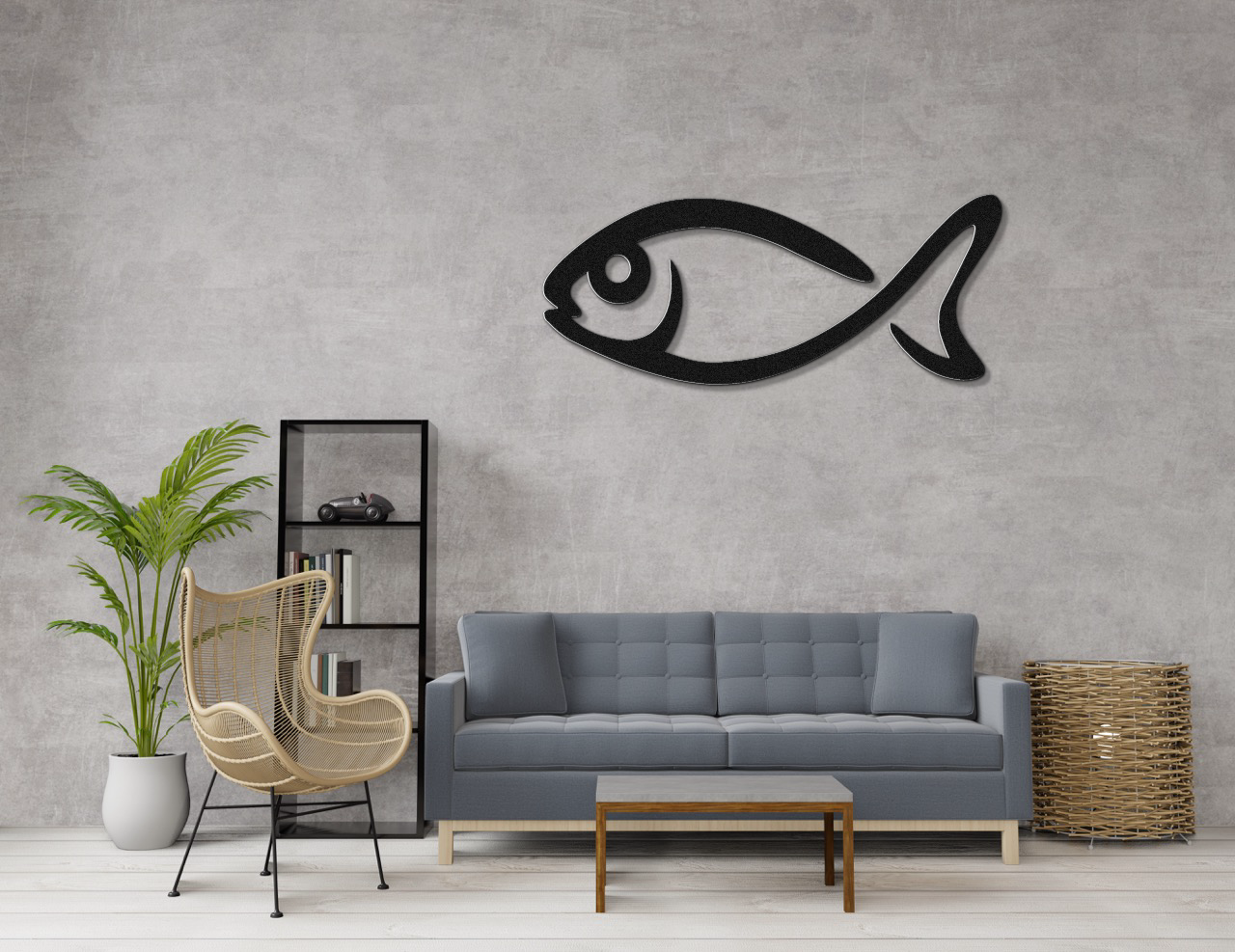Fish Metal Wall Art