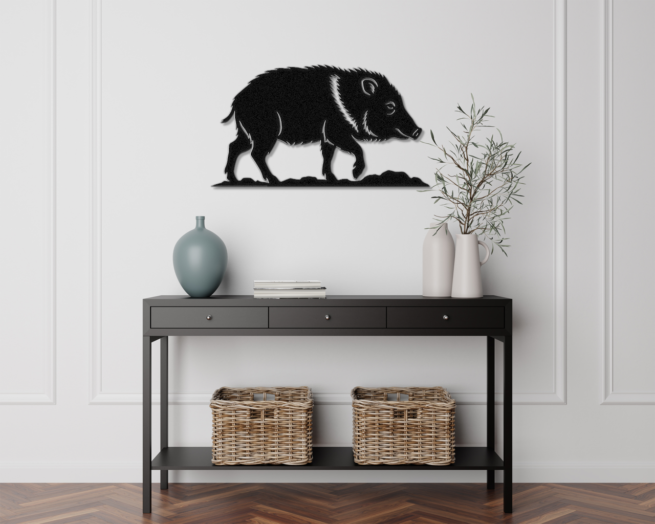 Javelina Metal Wall Art