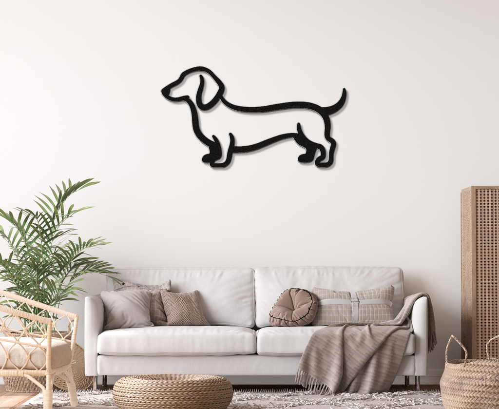 Dachshund Metal Wall Art
