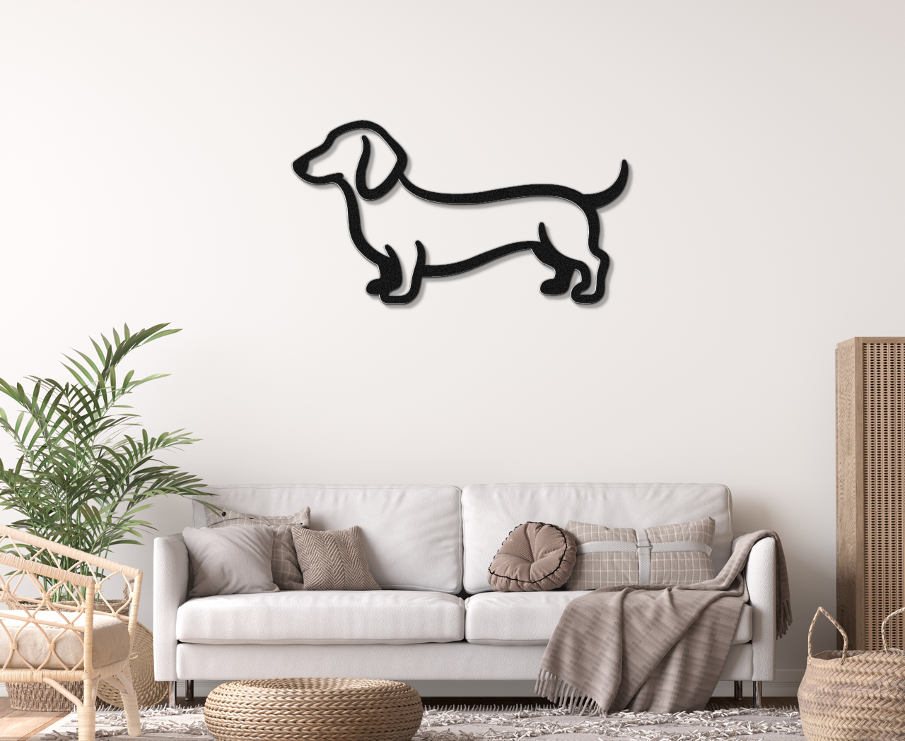 Dachshund Metal Wall Art