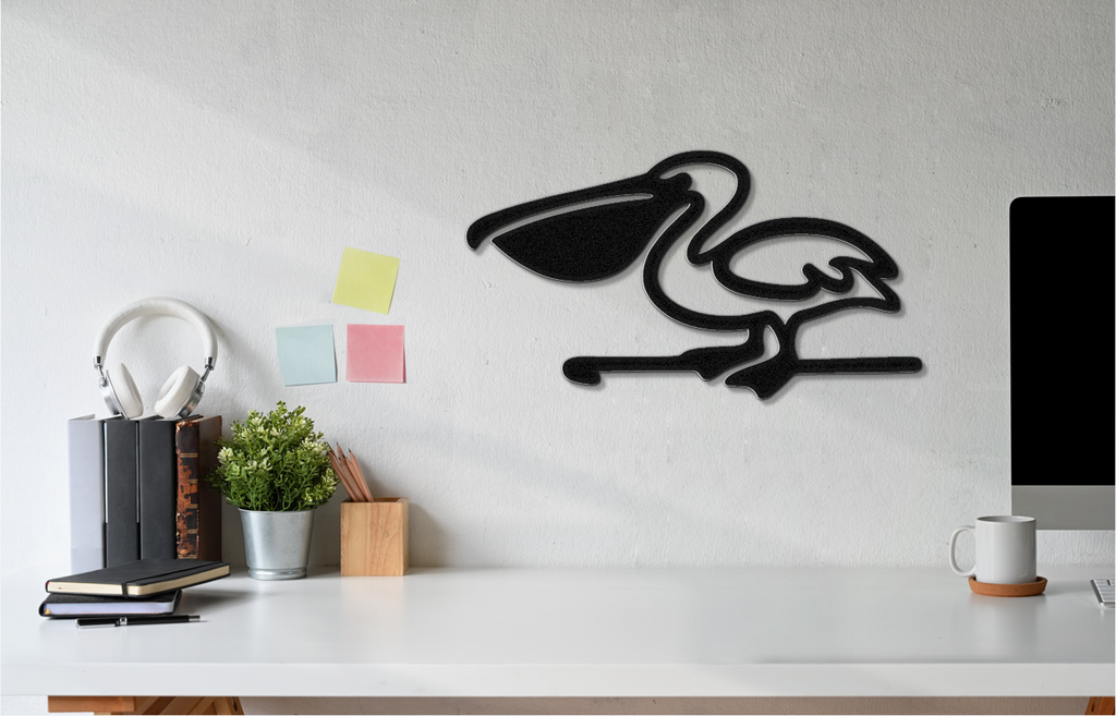 Pelican Metal Wall Art