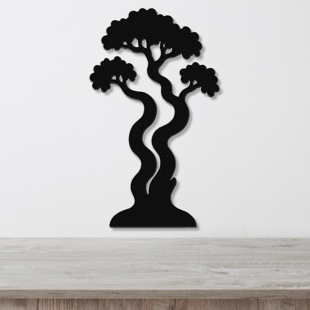 Bonsai Tree Metal Wall Art