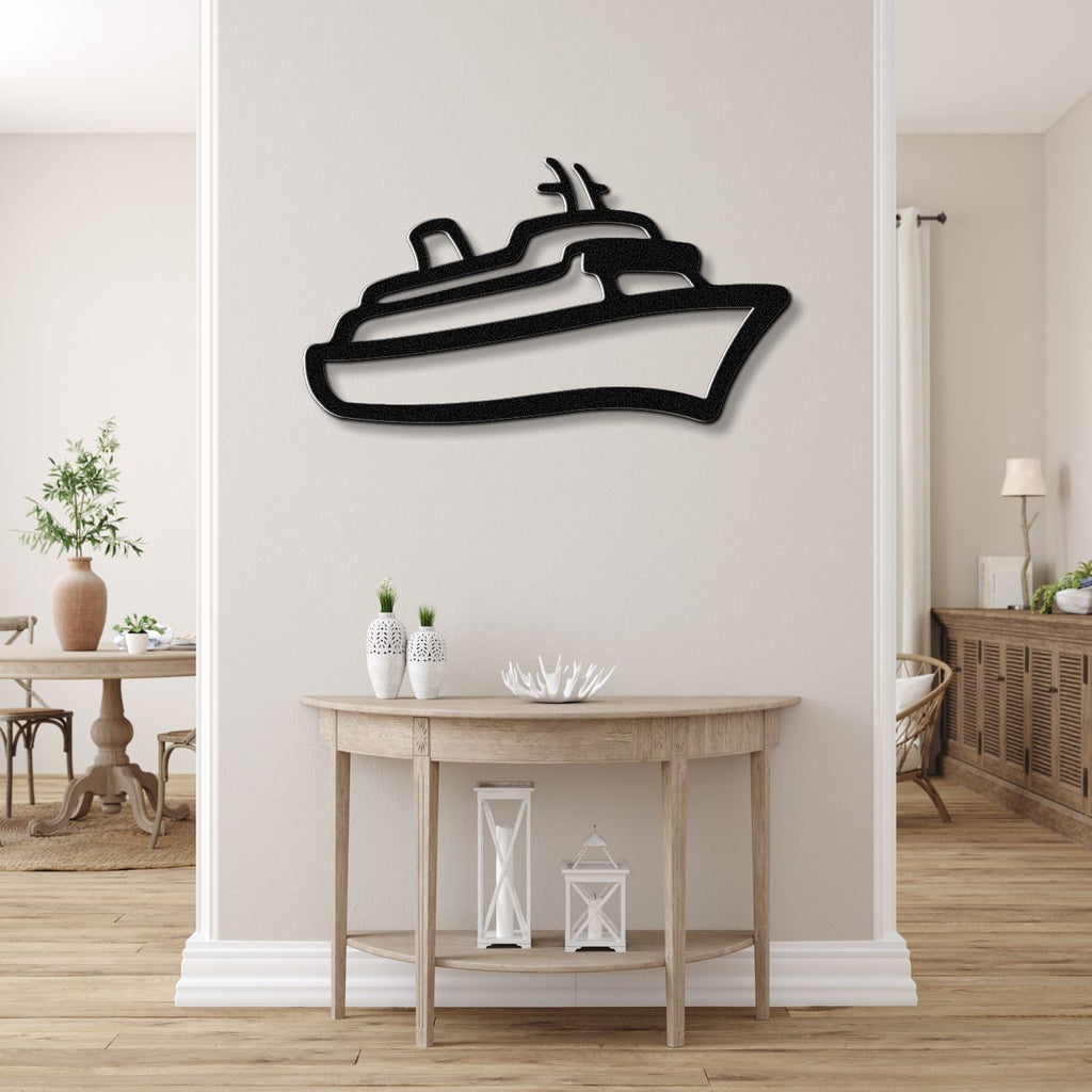 Cruise Ship Metal Wall Art