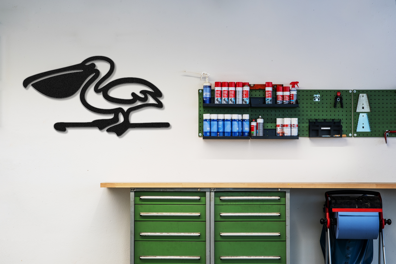 Pelican Metal Wall Art