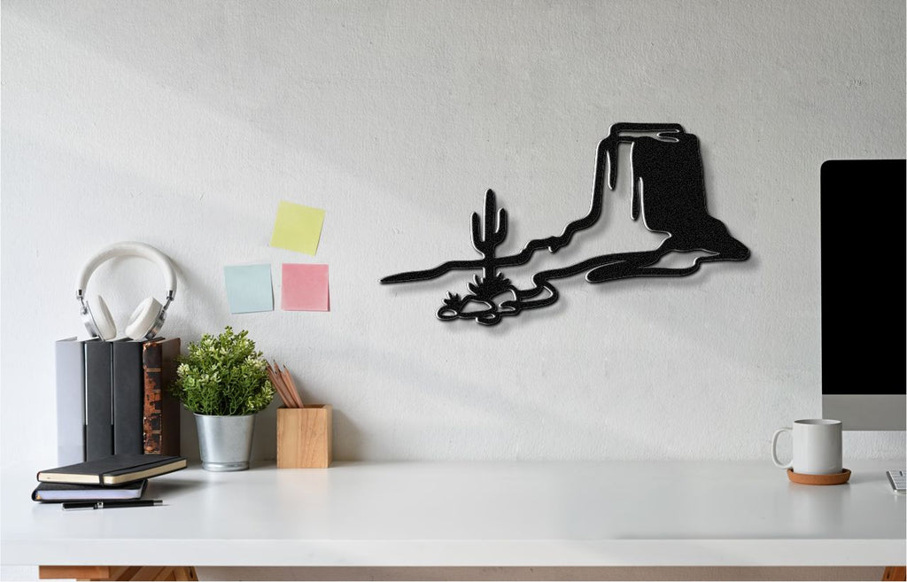 Desert Mesa Metal Wall Art