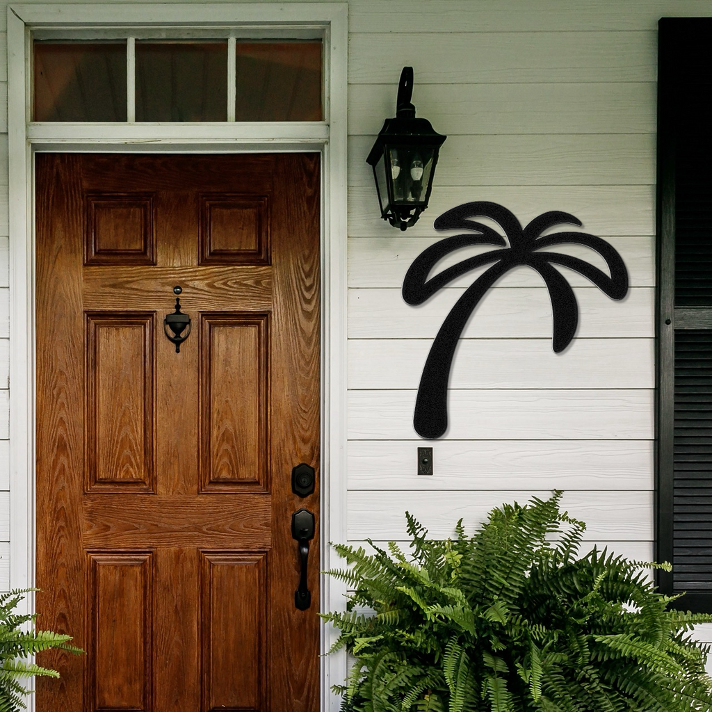 Palm Tree Metal Wall Art