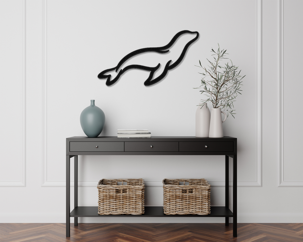 Sea Lion Metal Wall Art