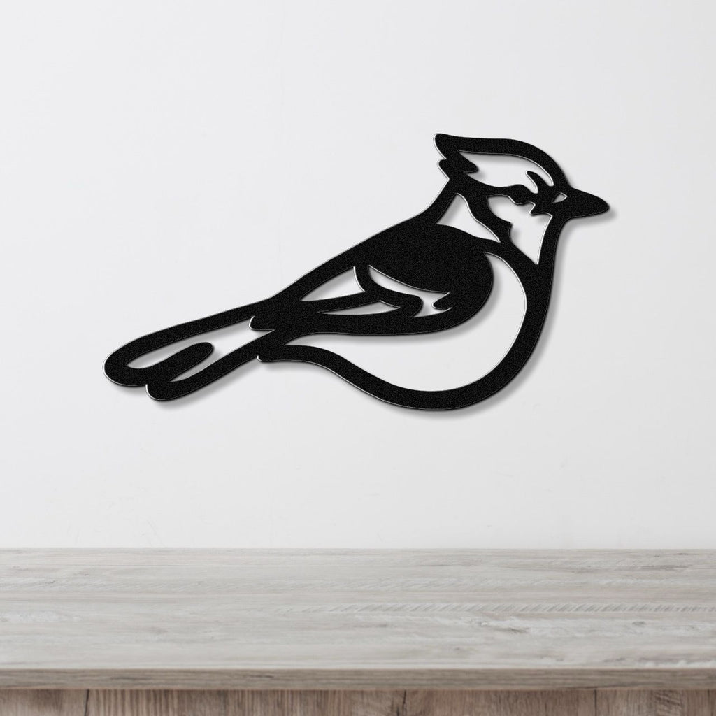 Blue Jay Metal Wall Art