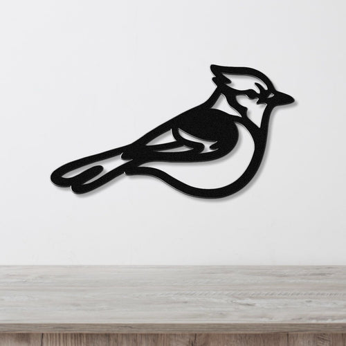 Blue Jay Metal Wall Art