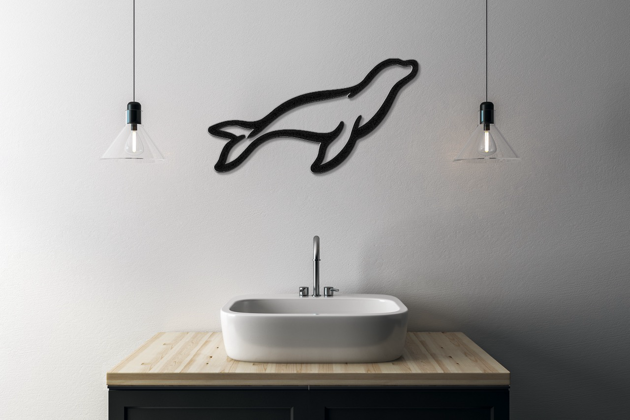 Sea Lion Metal Wall Art