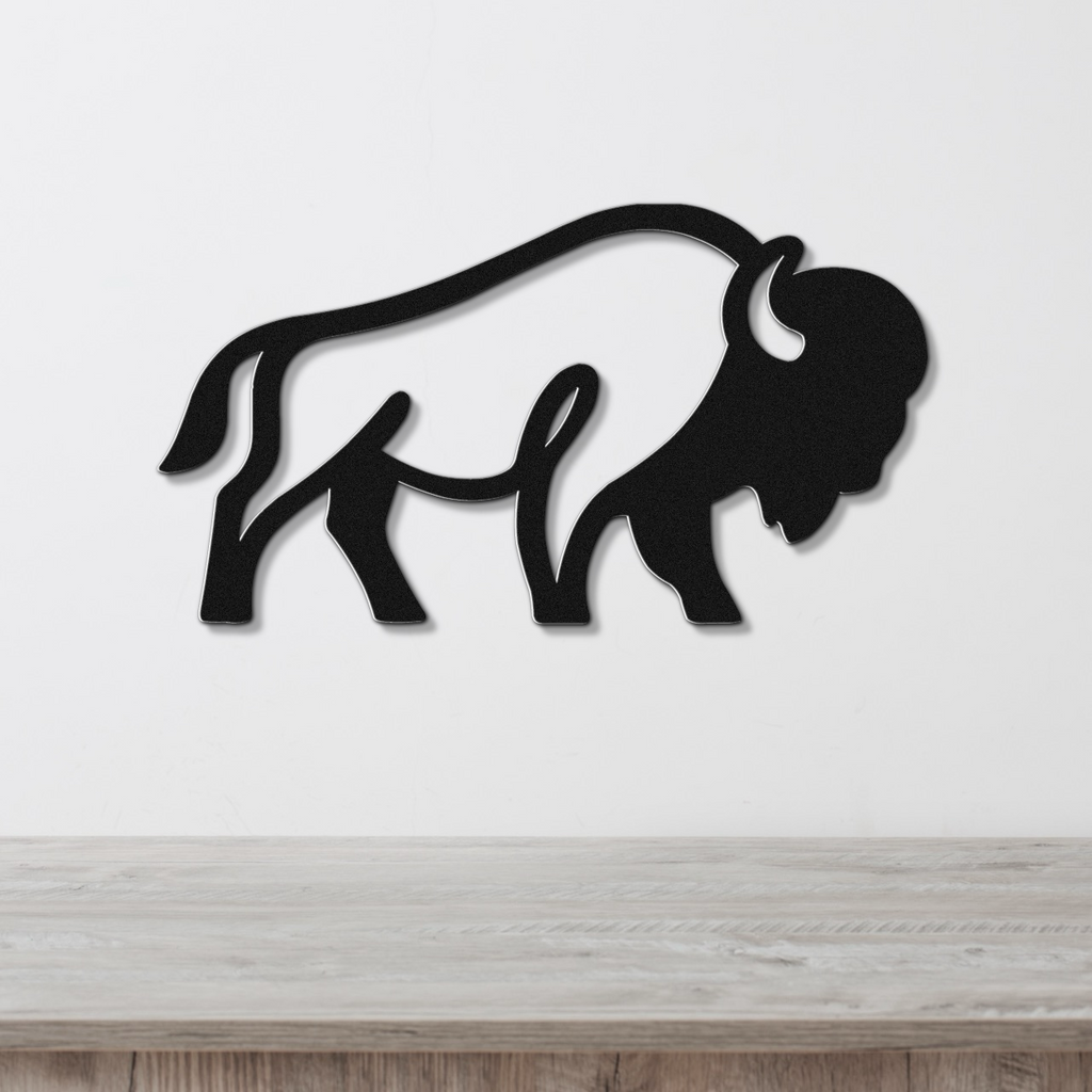 Buffalo Metal Wall Art