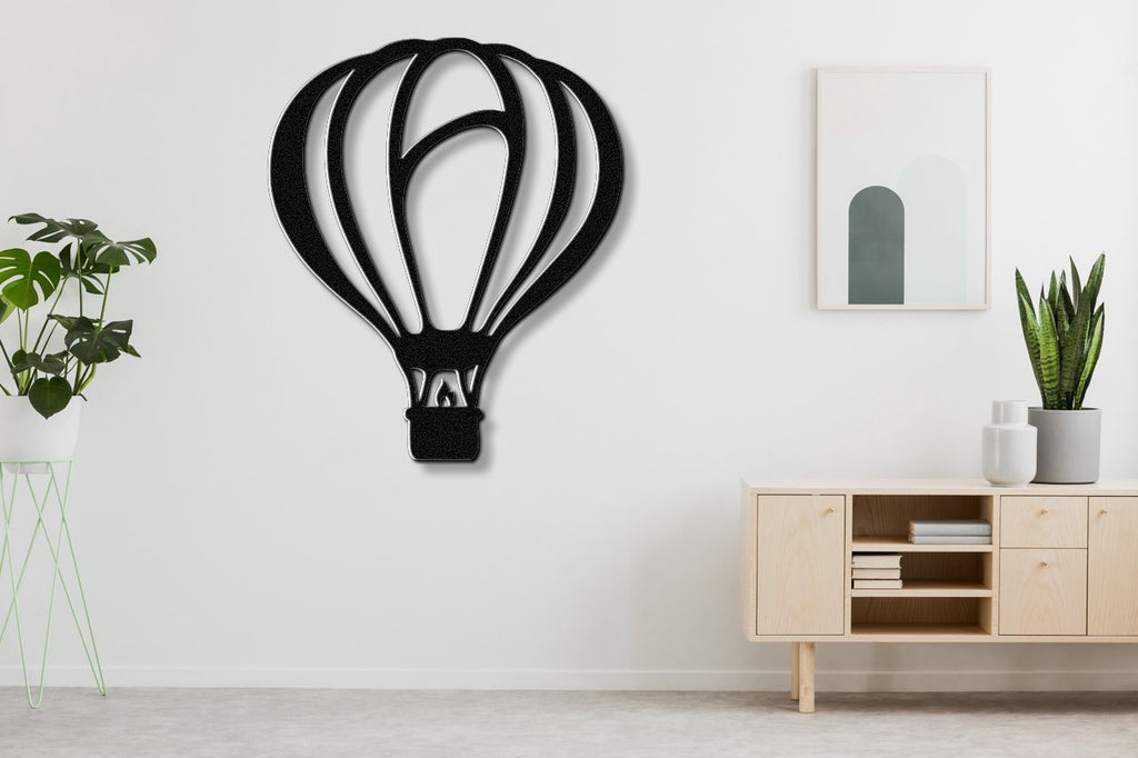 Hot Air Balloon Metal Wall Art