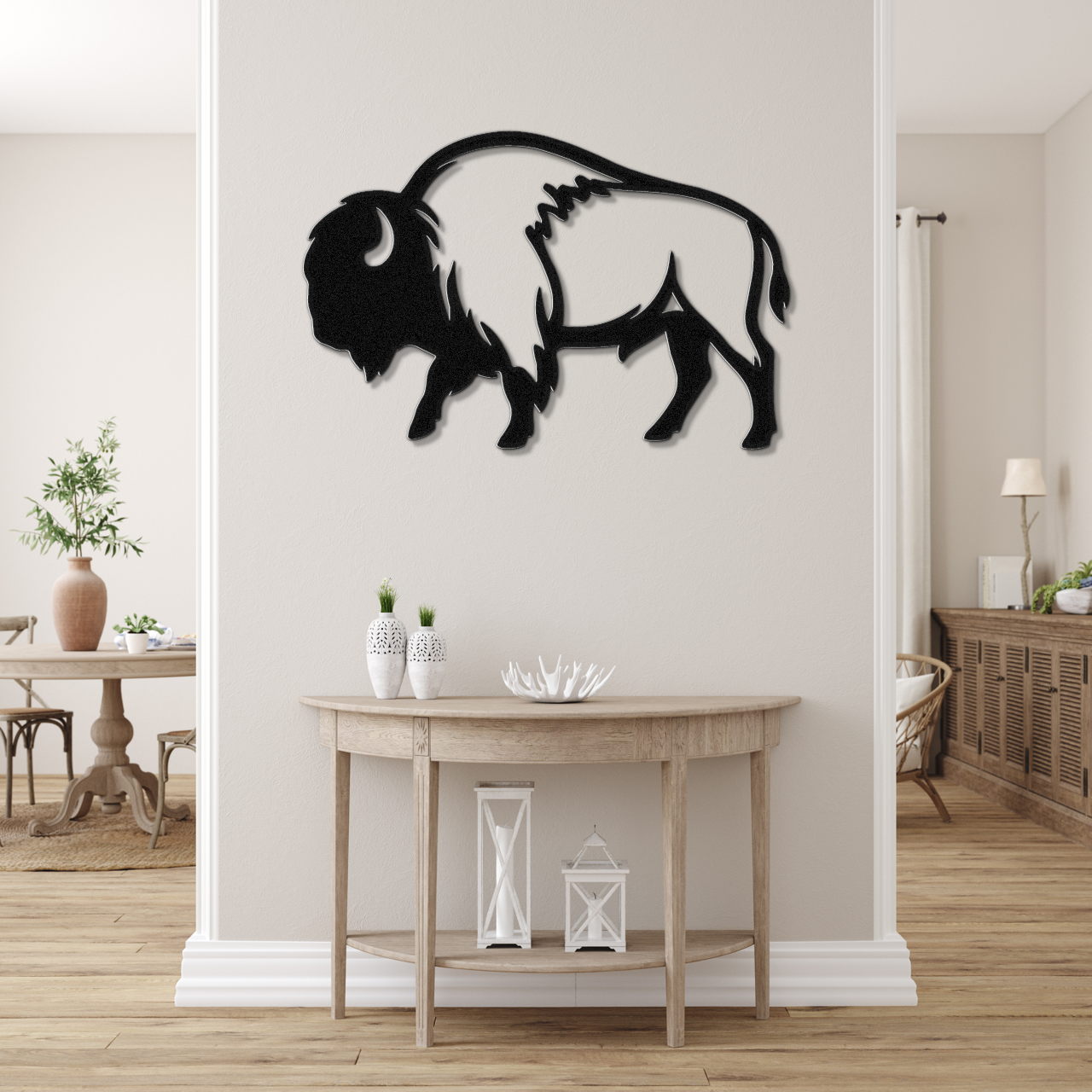 Buffalo Metal Wall Art