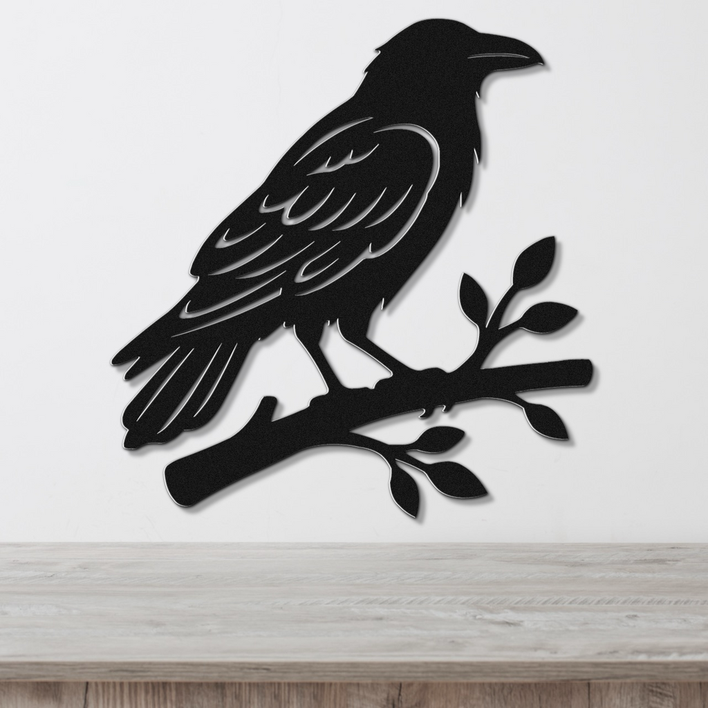 Raven Metal Wall Art