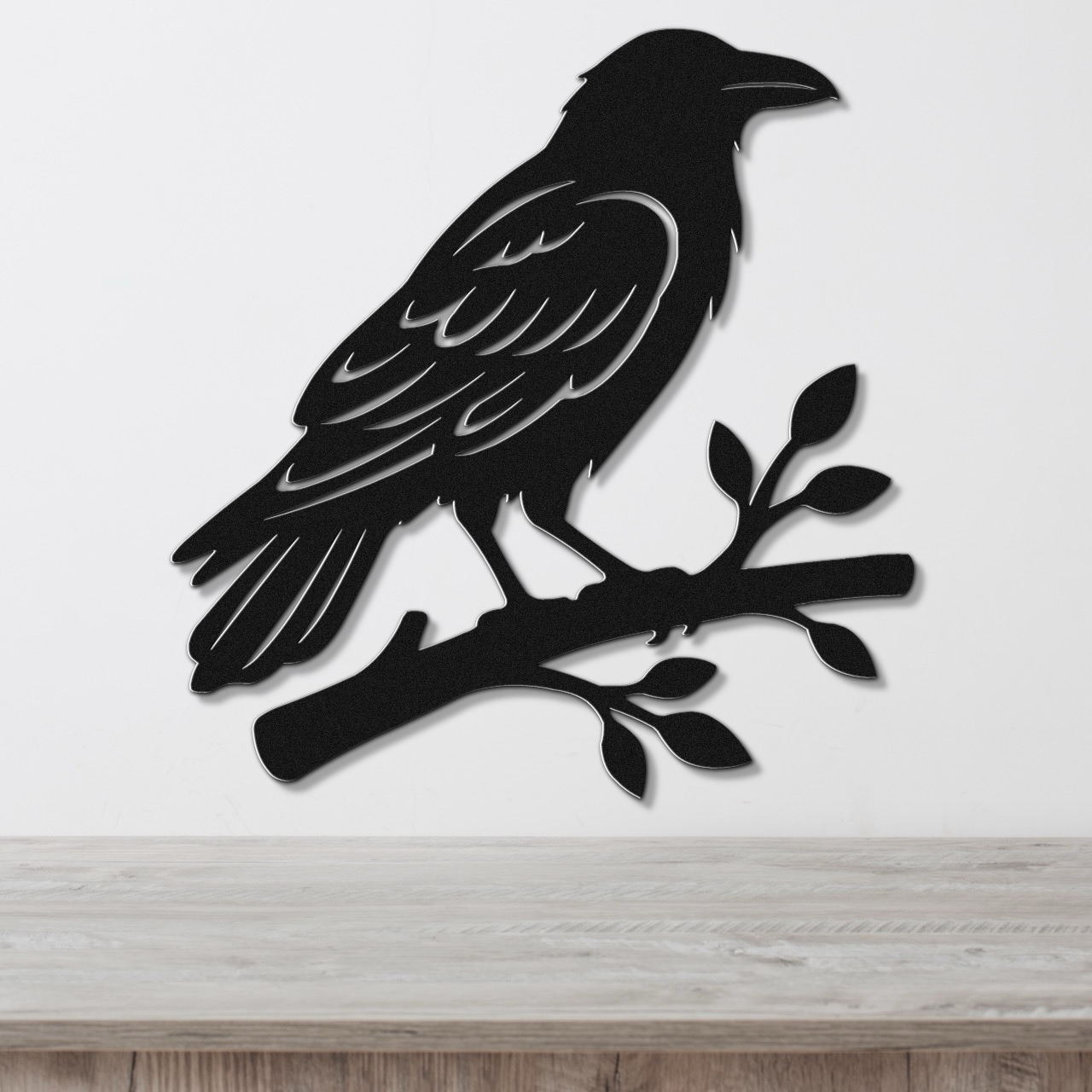 Raven Metal Wall Art