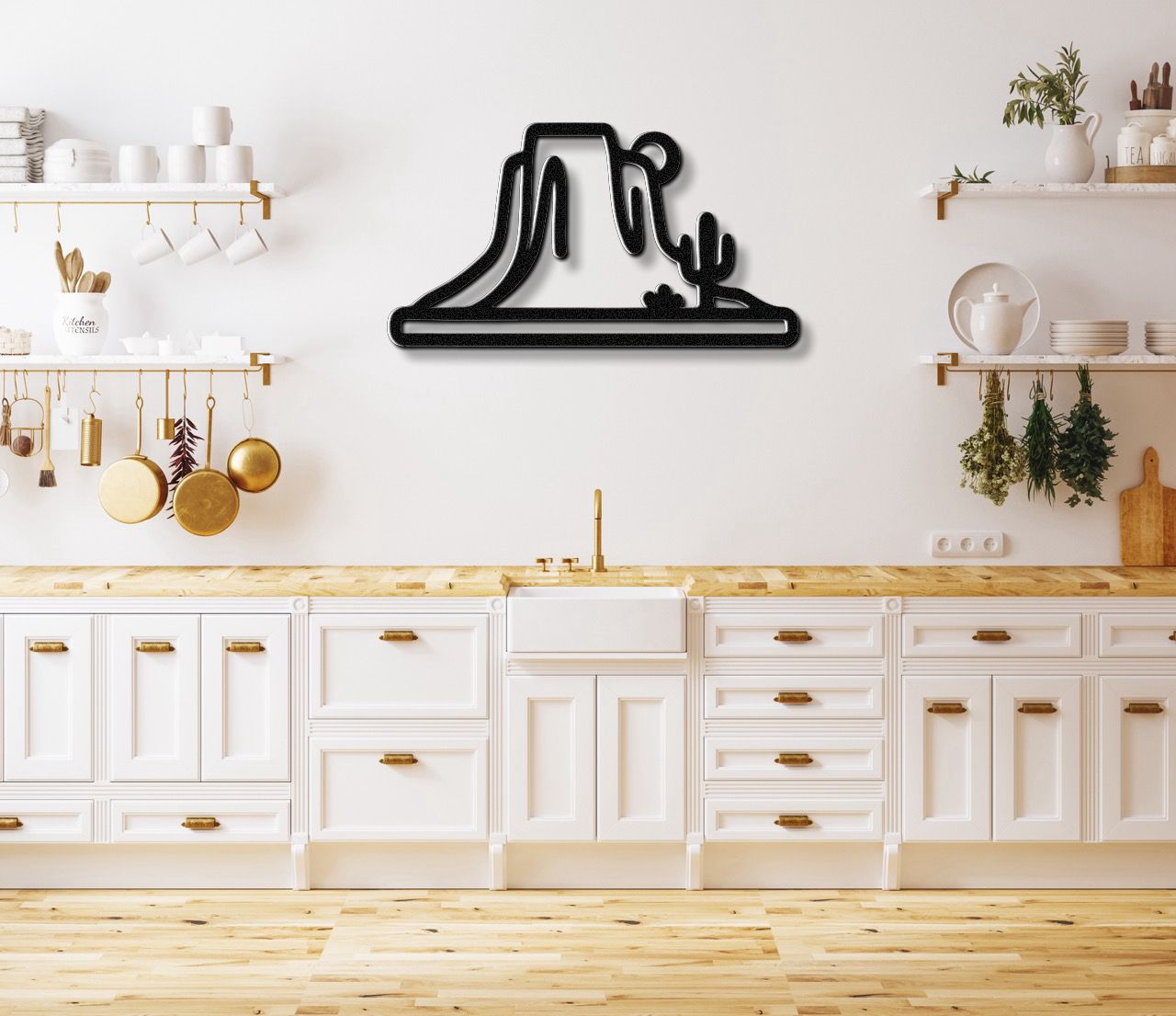 Desert Mesa Metal Wall Art