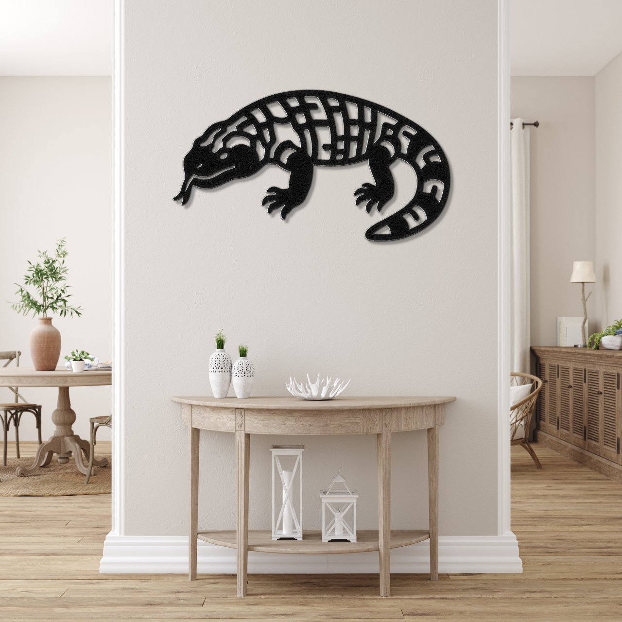 Gila Monster Metal Wall Art