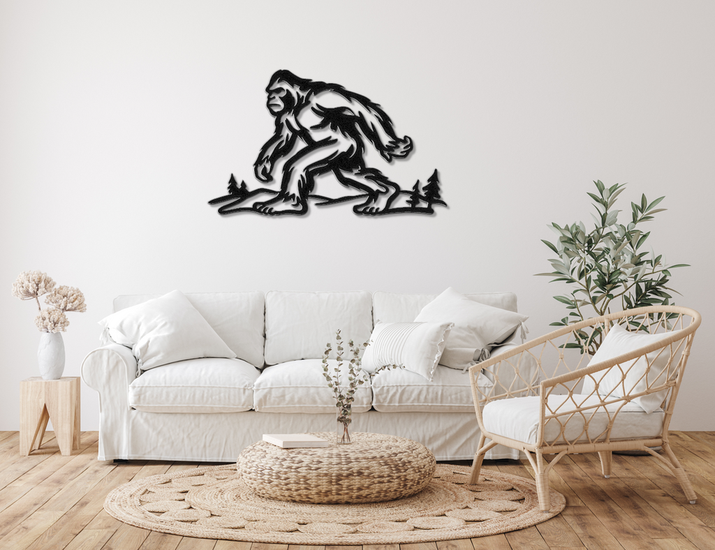 Bigfoot Metal Wall Art