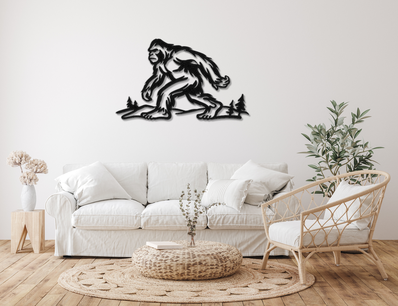 Bigfoot Metal Wall Art