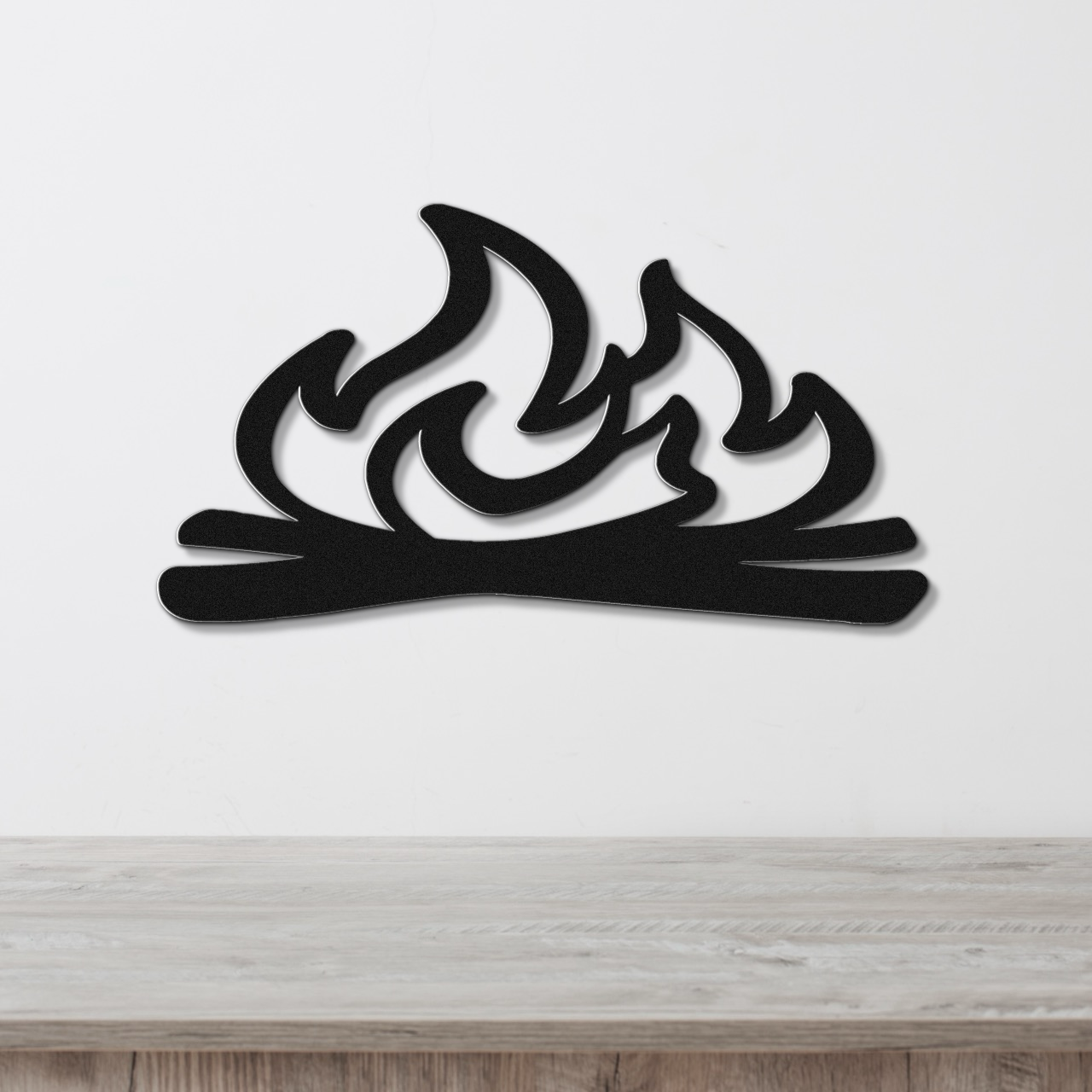 Campfire Metal Wall Art