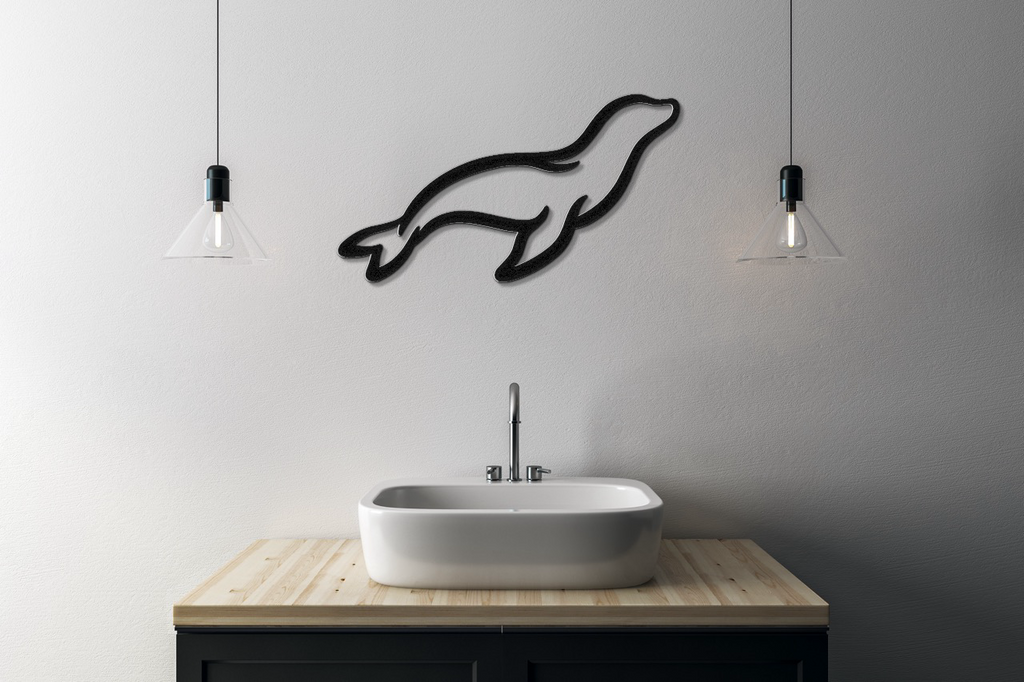 Sea Lion Metal Wall Art