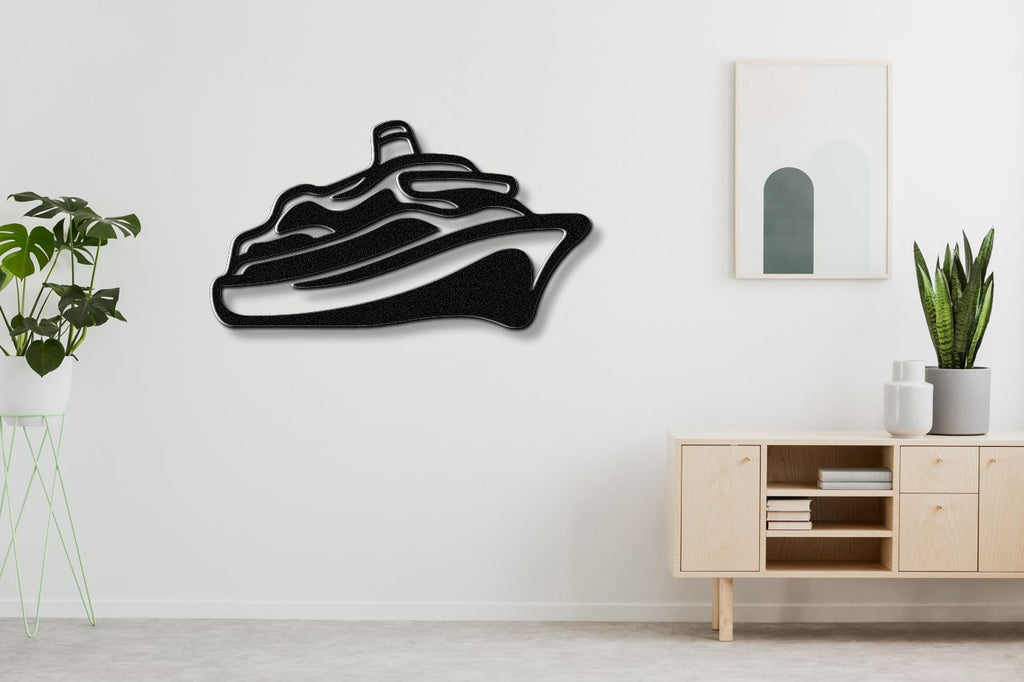 Cruise Ship Metal Wall Art