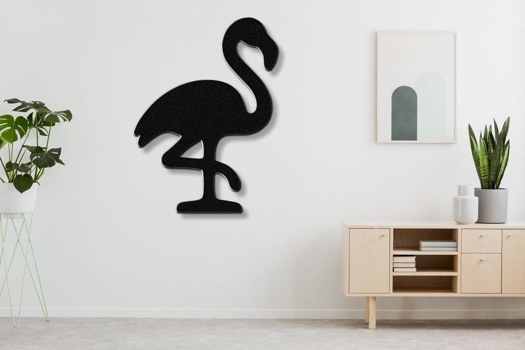 Flamingo Metal Wall Art