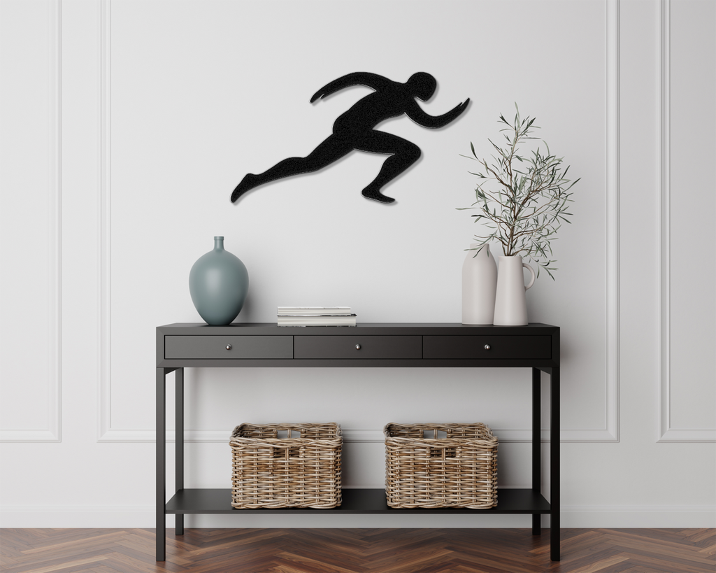 Runner Metal Wall Art
