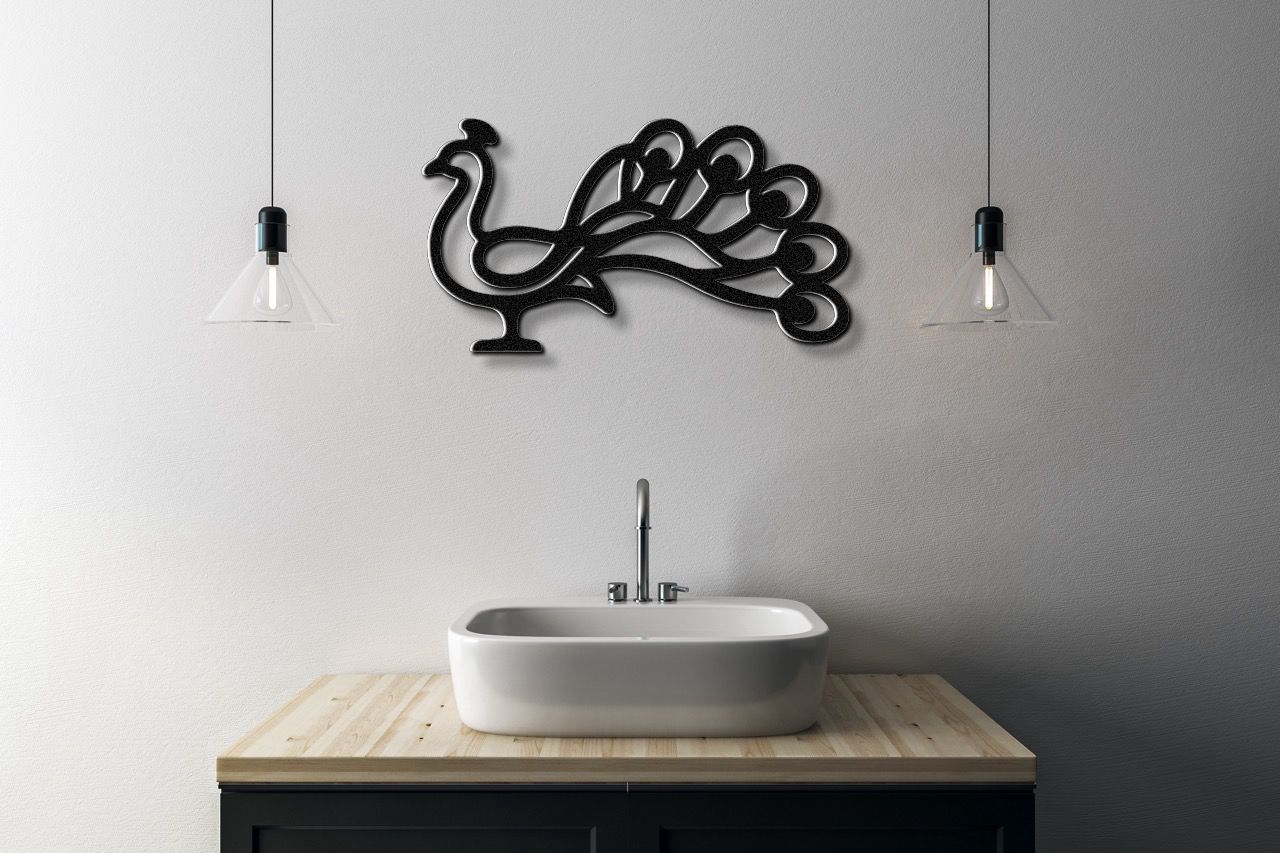 Peacock Metal Wall Art