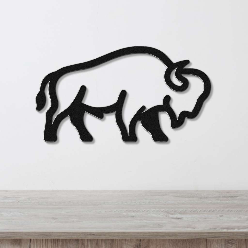 Buffalo Metal Wall Art