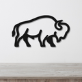 Buffalo Metal Wall Art