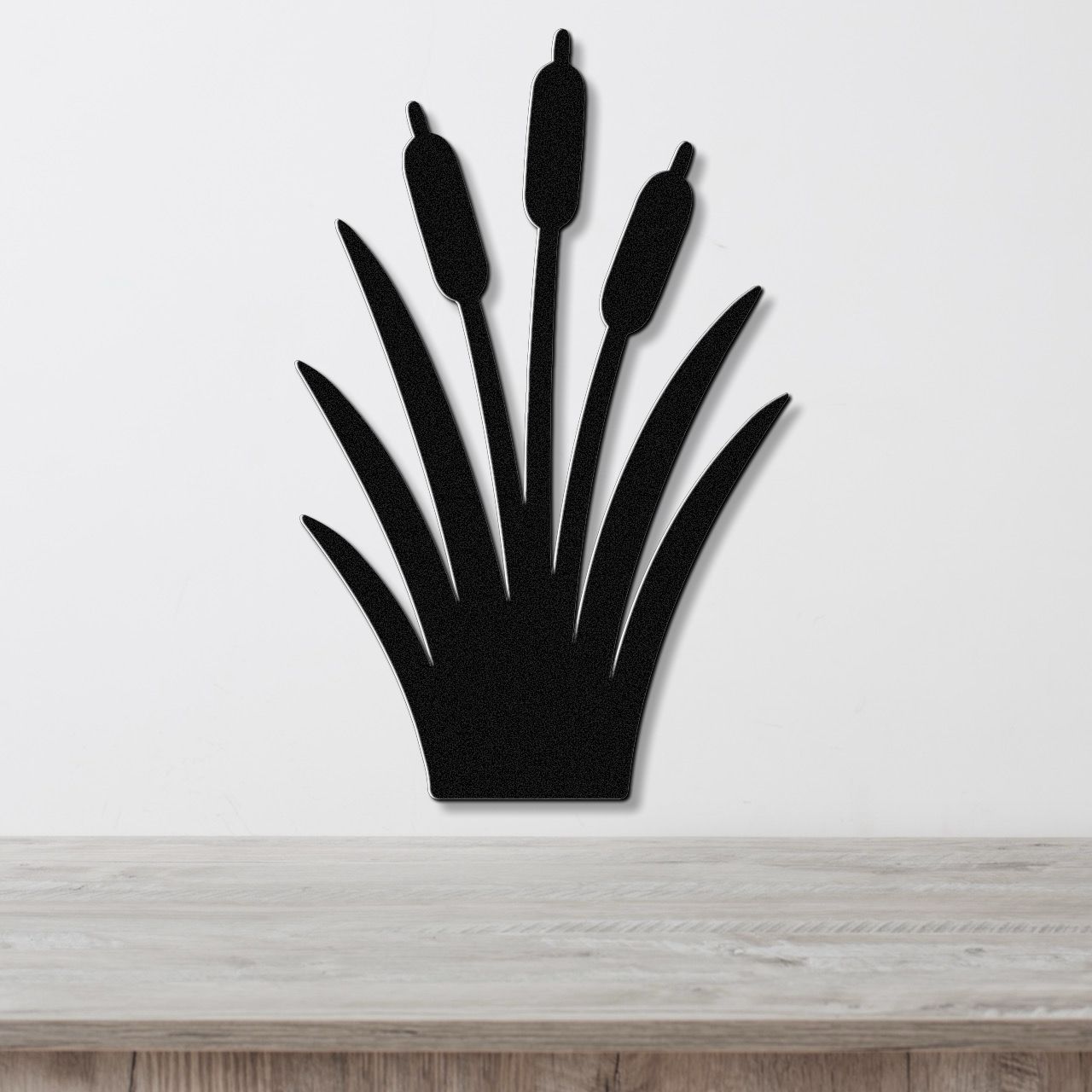Cattail Metal Wall Art