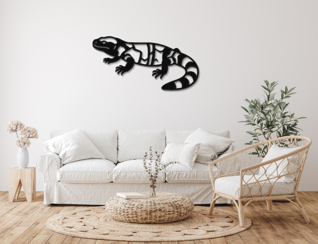 Gila Monster Metal Wall Art