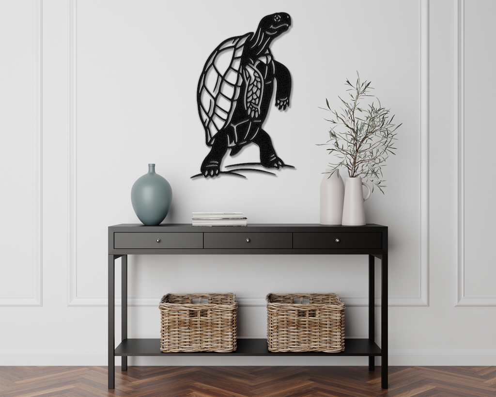 Tortoise Metal Wall Art