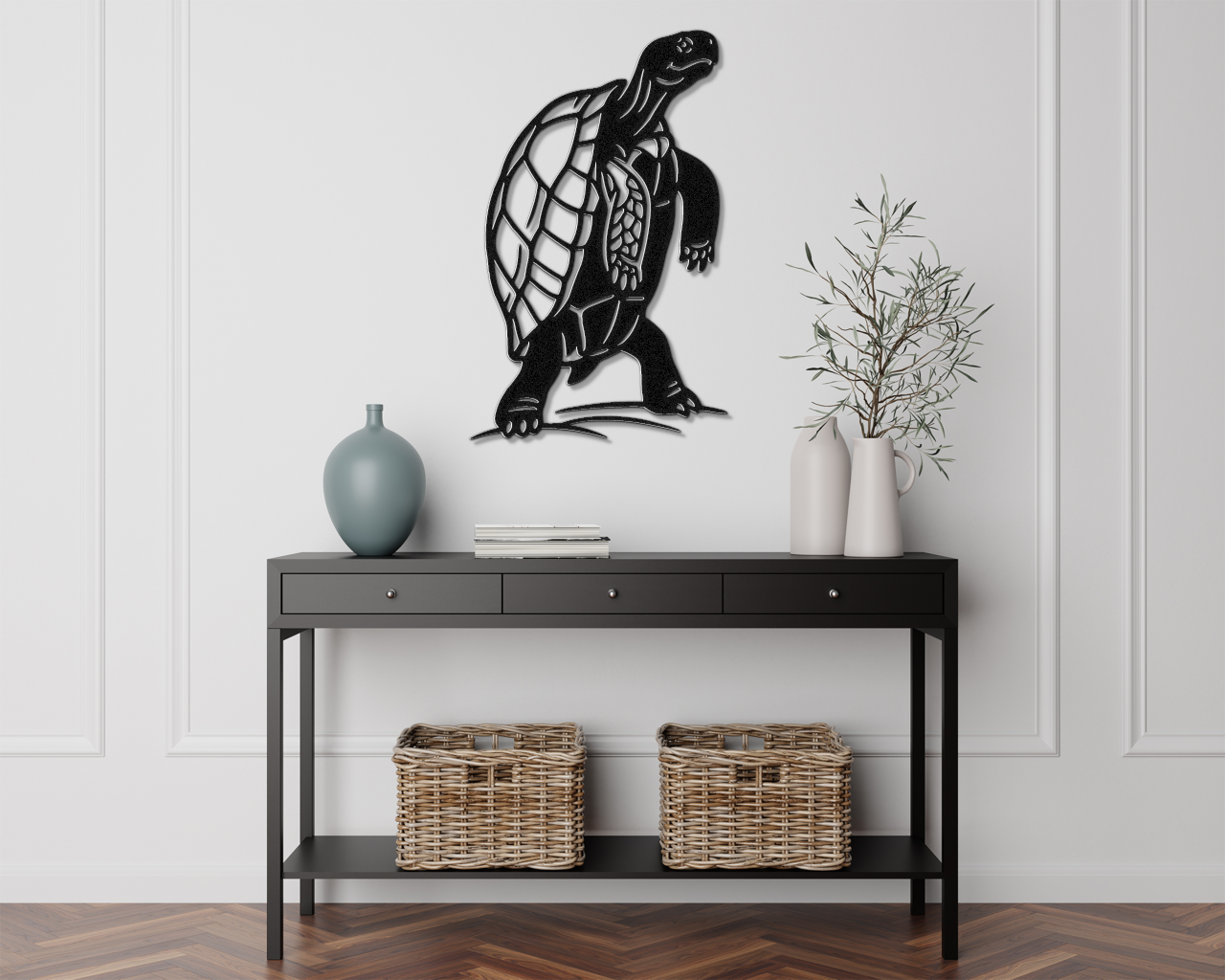 Tortoise Metal Wall Art