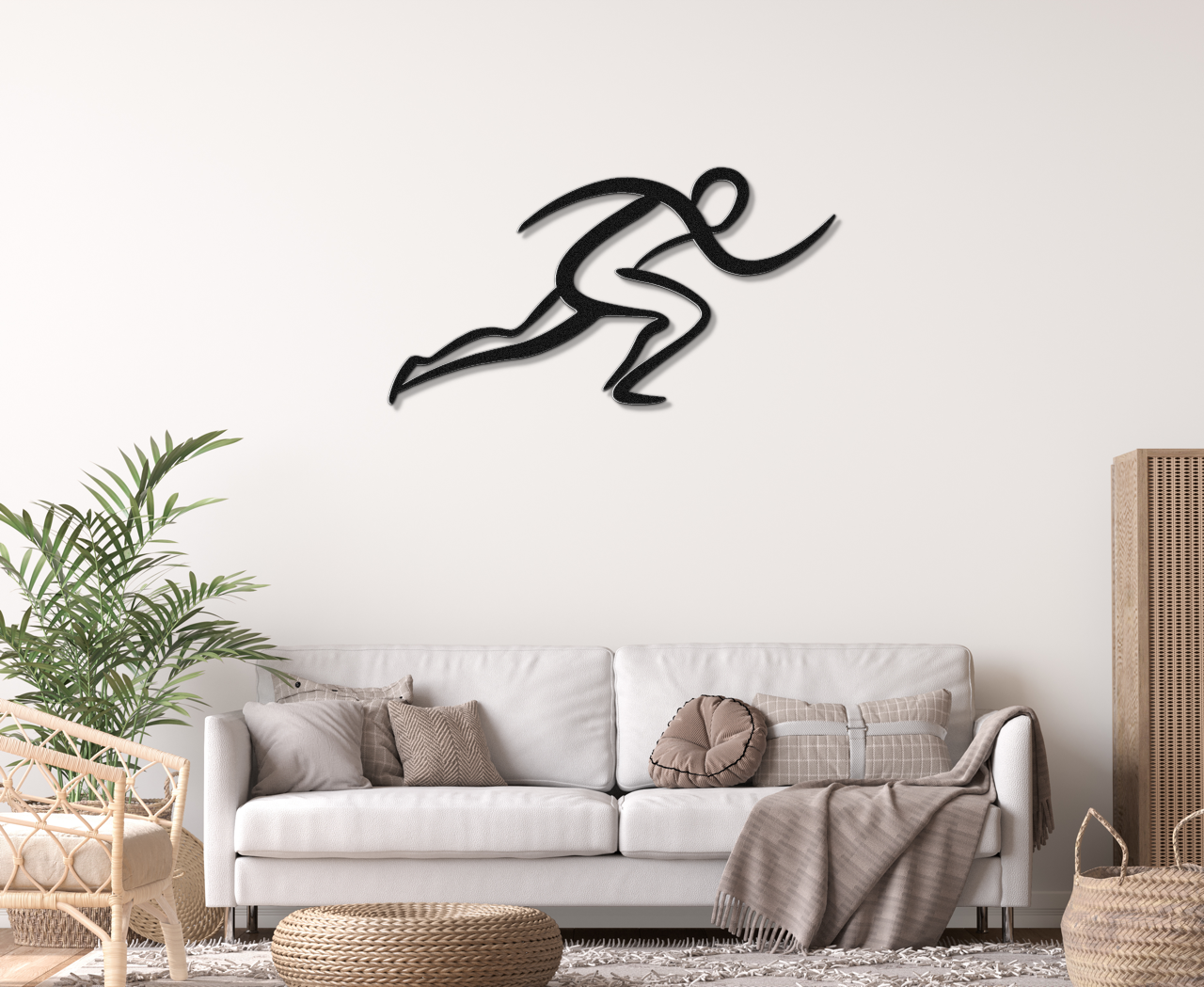 Runner Metal Wall Art