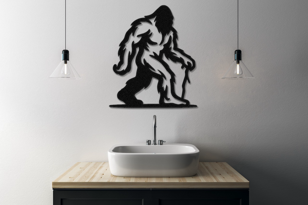 Bigfoot Metal Wall Art