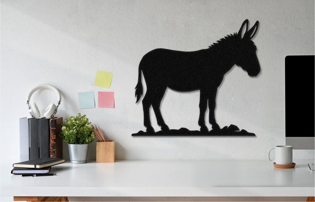 Burro Metal Wall Art
