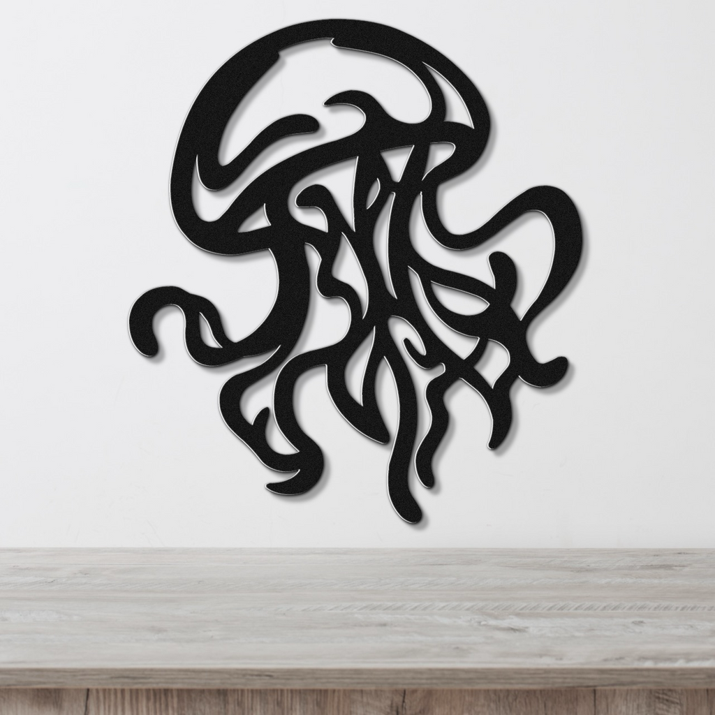 Jellyfish Metal Wall Art