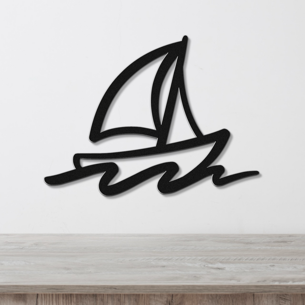 Sailboat Metal Wall Art