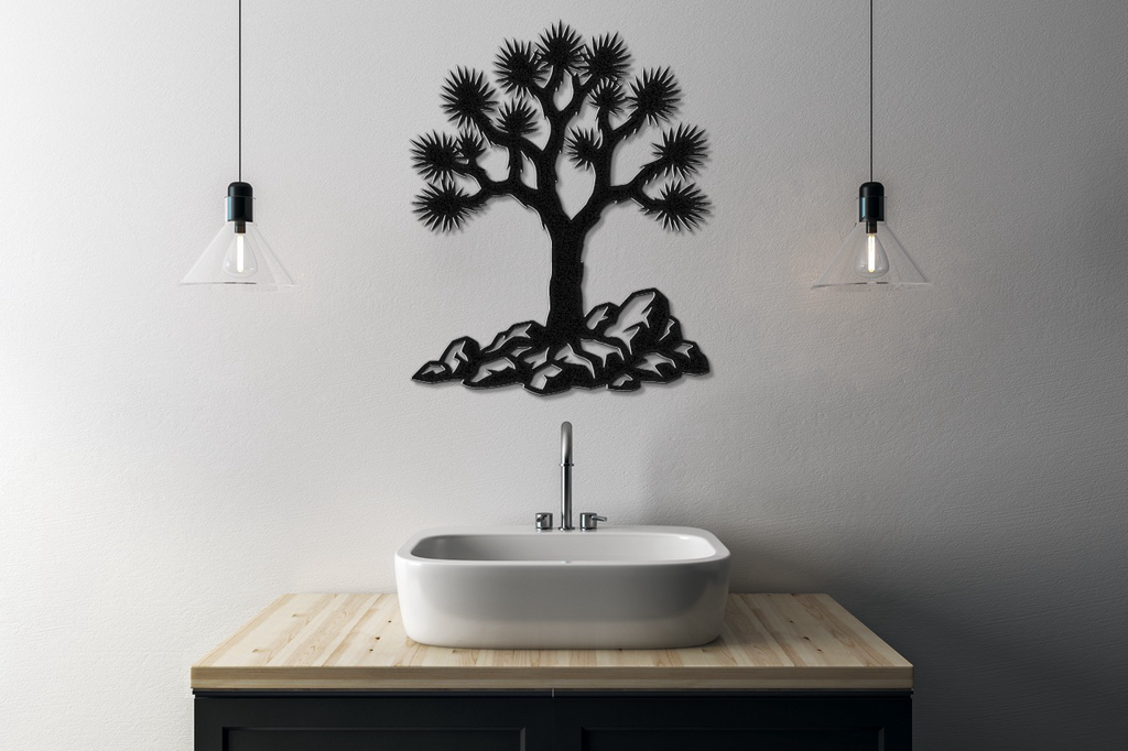 Joshua Tree Silhouette Metal Wall Art