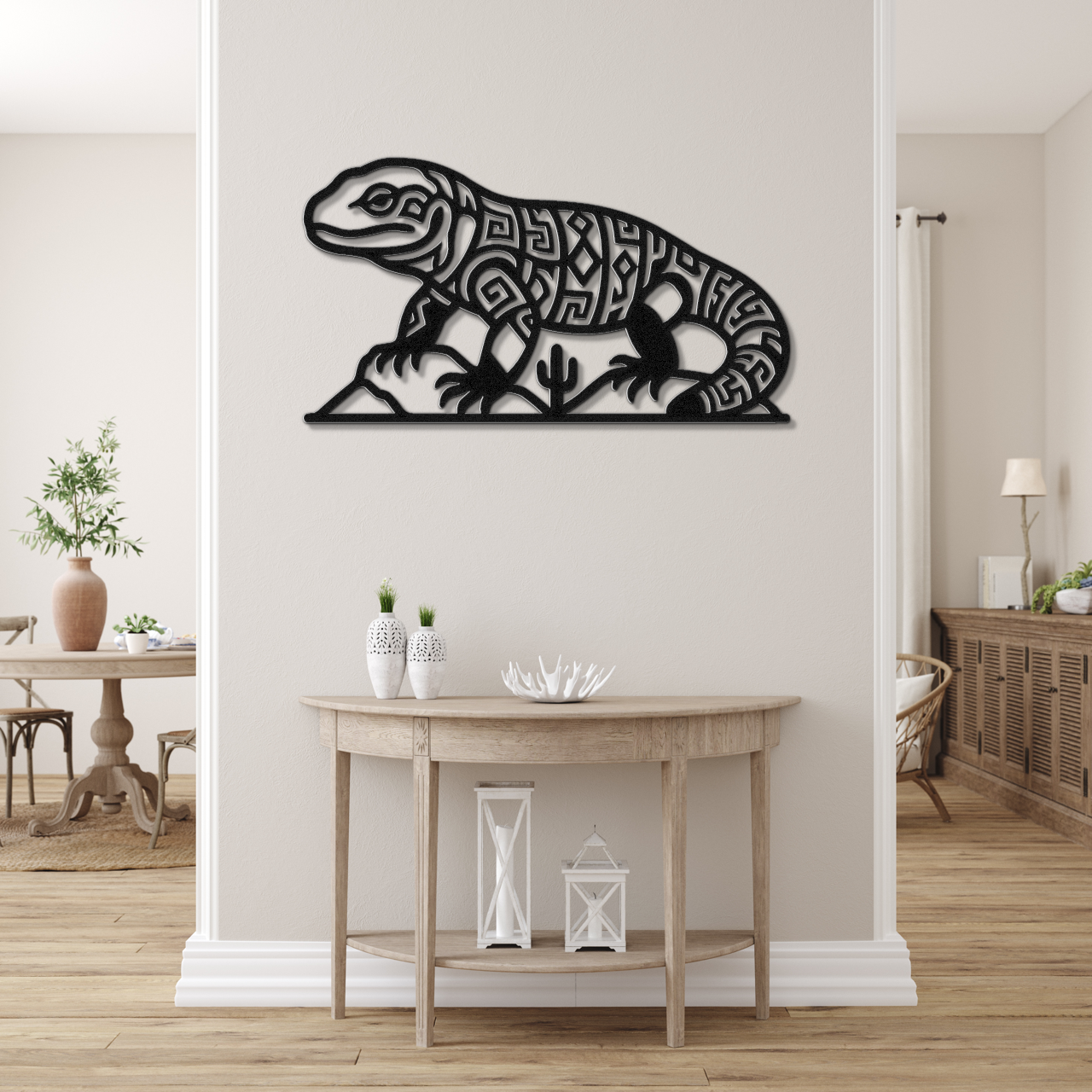 Gila Monster Metal Wall Art