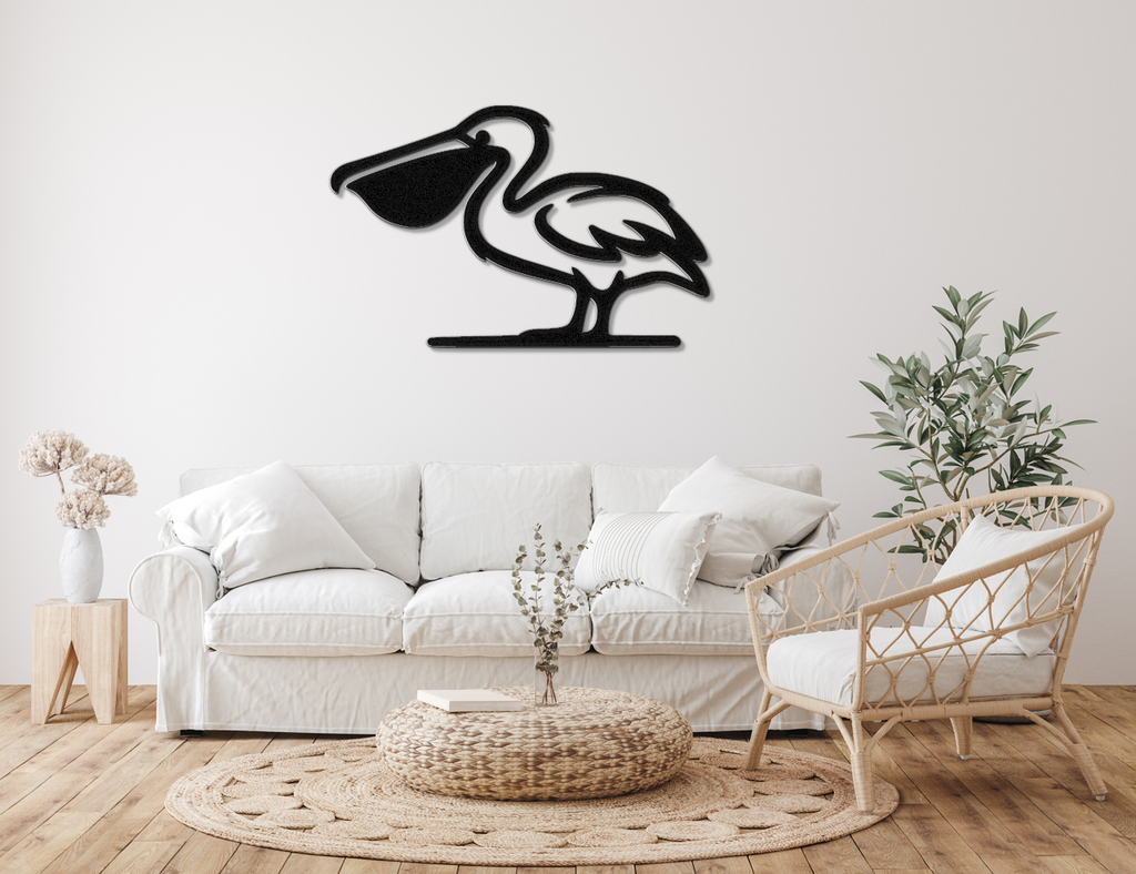 Pelican Metal Wall Art