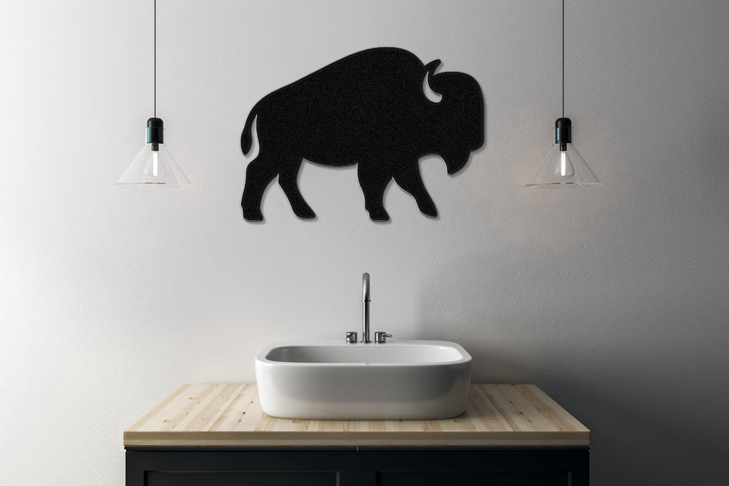 Buffalo Metal Wall Art