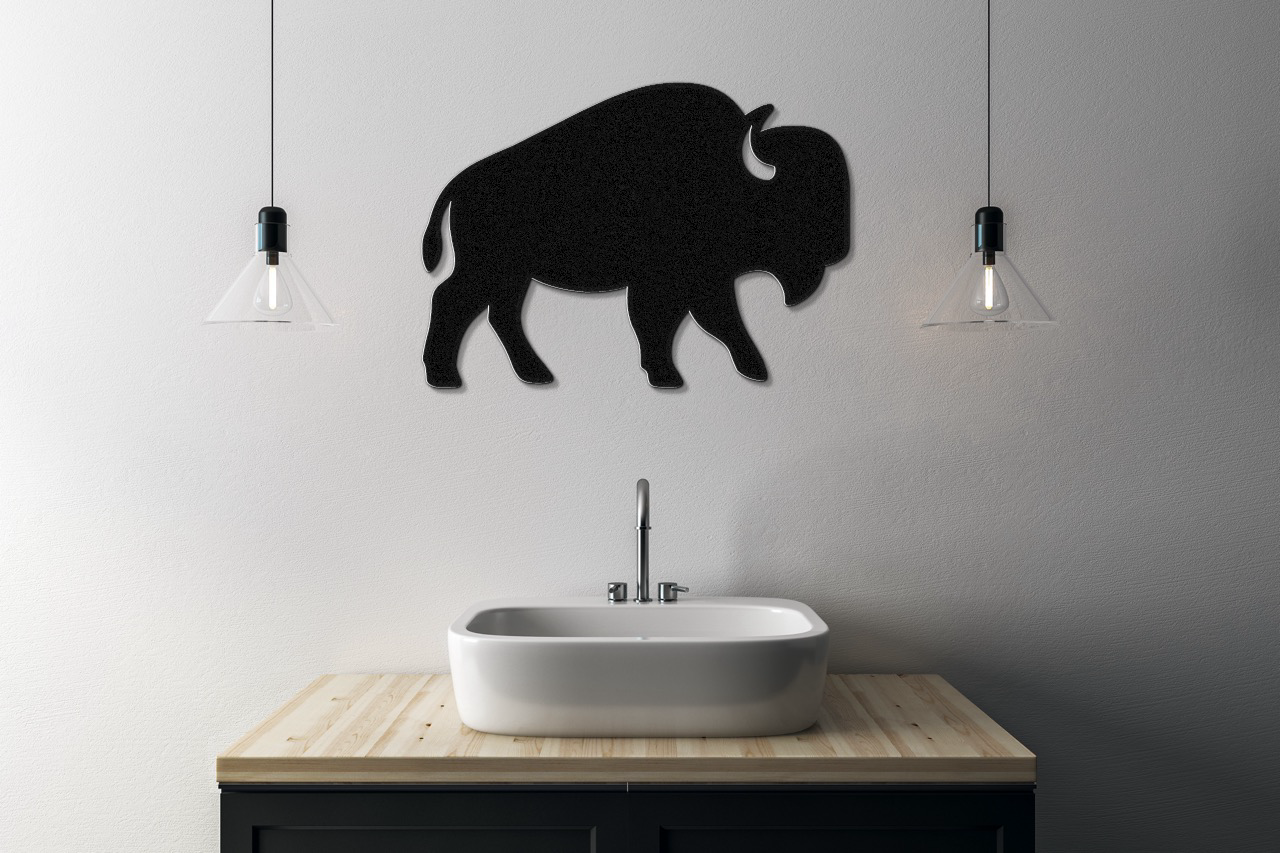 Buffalo Metal Wall Art