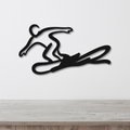 Snowboarding Metal Wall Art