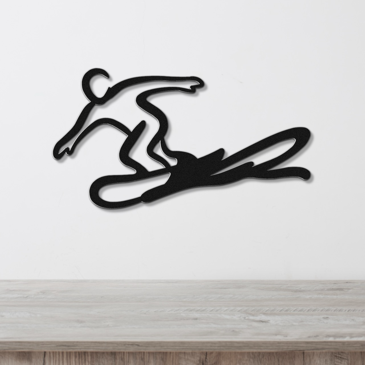 Snowboarding Metal Wall Art