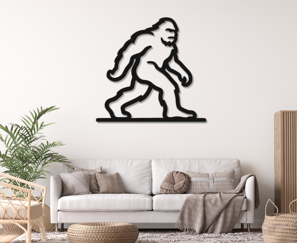 Bigfoot Metal Wall Art