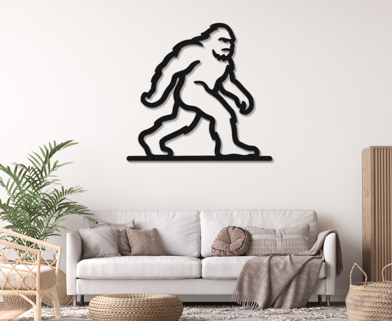 Bigfoot Metal Wall Art